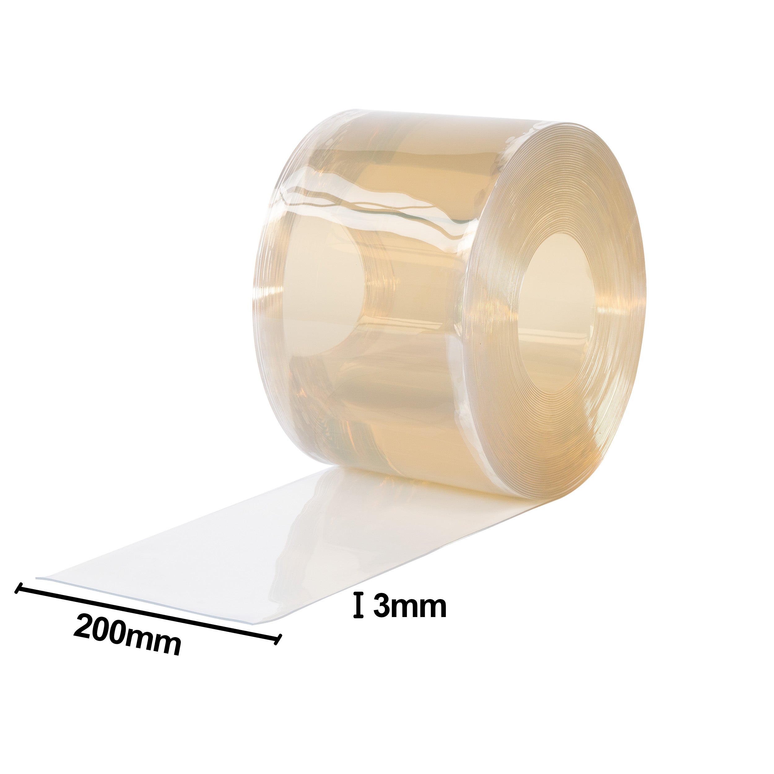 PVC-Streifenvorhang, Lamellen 200 x 2 mm | Stahl verzinkt | 2,70 m | 2 PVC-Streifenvorhang, Lamellen 200 x 2 mm | Stahl verzinkt | 2,70 m | 2
