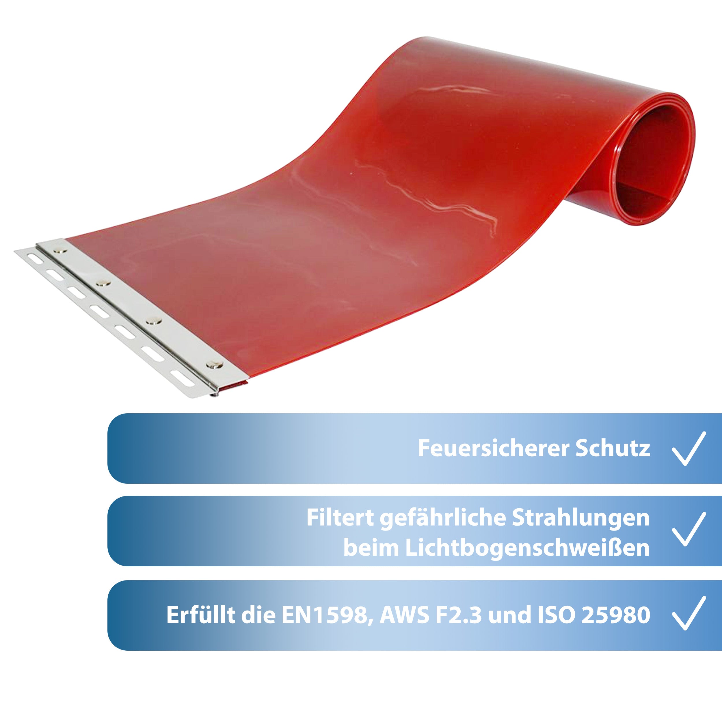 PVC Streifen SCHWEIßERSCHUTZ ERSATZSTREIFEN