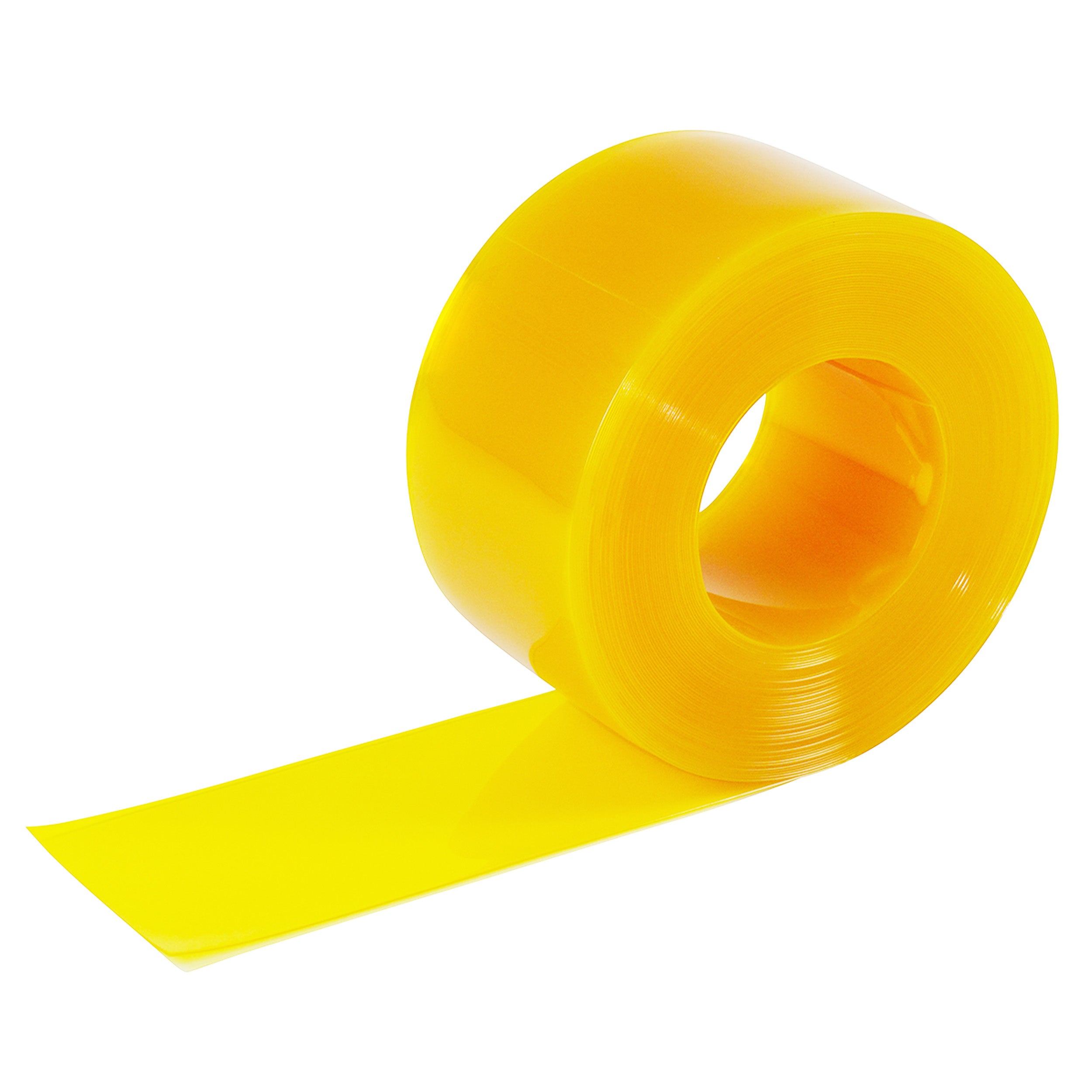 STALLVORHANG (gelb-transparent)