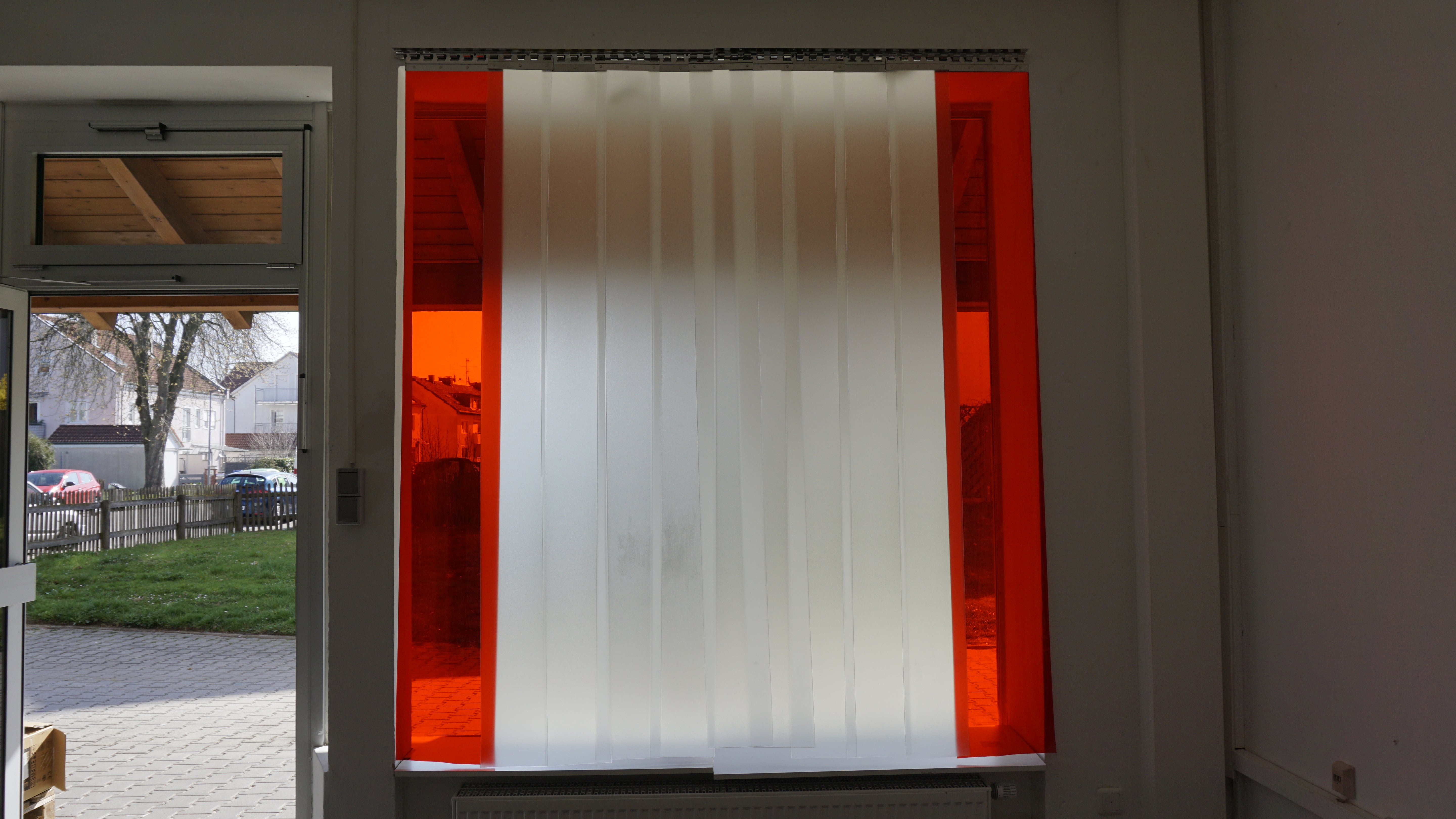 ROT-TRANSPARENT - PVC Streifen Shop